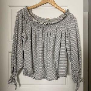 Off the shoulder shirt